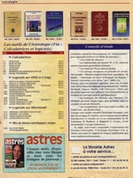 ASTRES traduit ici la saine ouverture de l'ASTROLOGIE